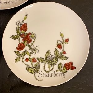 Fitz and Floyd Salad Plates. 3. Vintage 1974   MCM